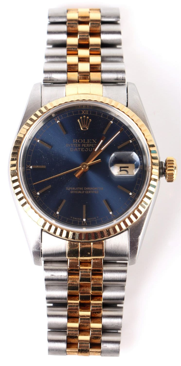 Lot 156171: 1995 ROLEX OYSTER PERPETUAL DATEJUST WATCH