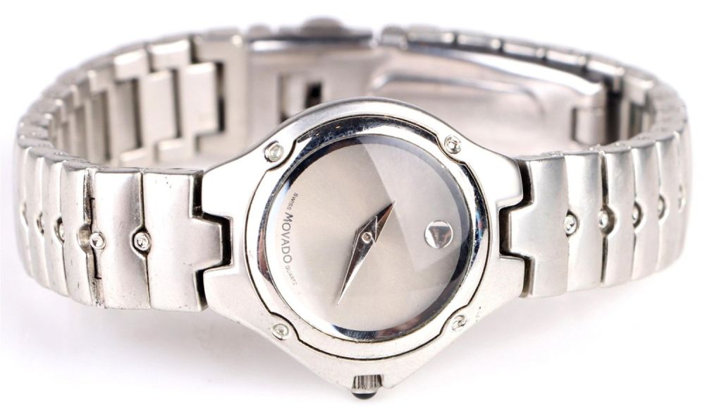 Lot 156182: MOVADO LADIES SPORTS EDITION STAINLESS WATCH