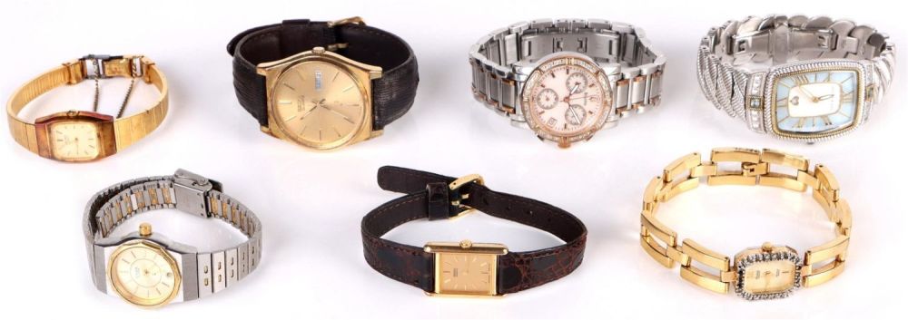 Lot 156183: COLLECTIBLE LADIES WATCHES SEIKO, CITIZEN, ETC.