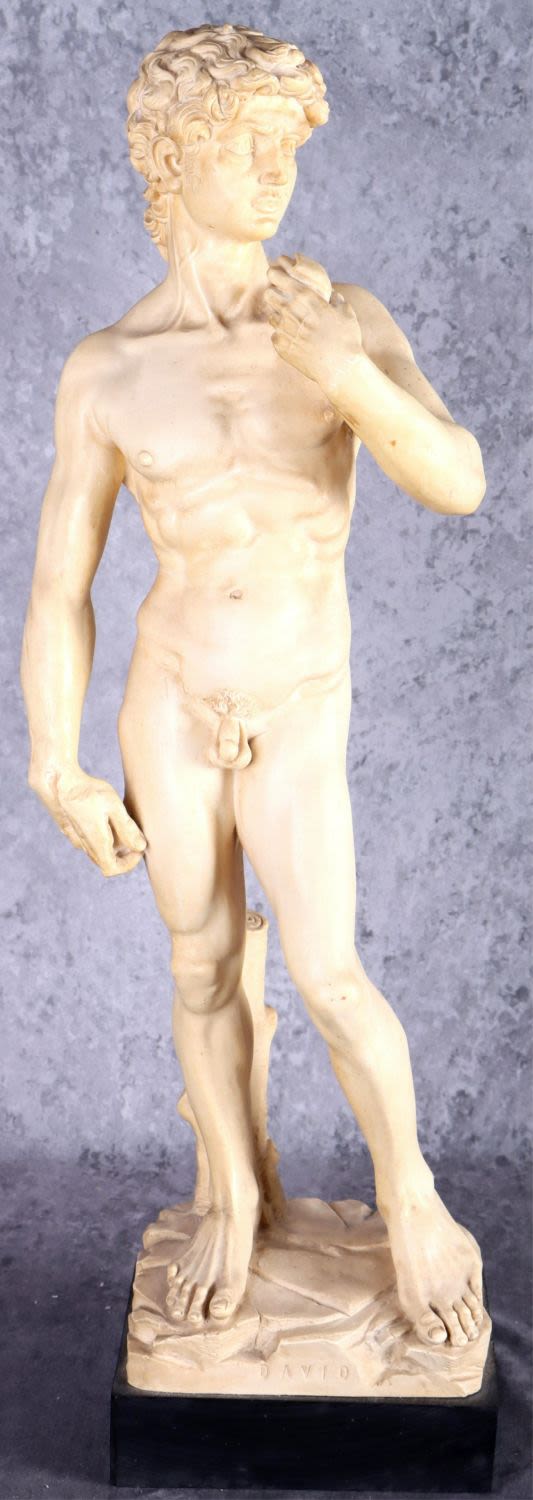 Lot 156187: ITALIAN ROMAN DAVID SCULPTURE 20TH CENTURY