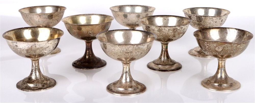Lot 156258: VINTAGE LORD SAYBROOK STERLING SILVER GOBLETS - 8