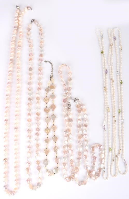 Lot 157157: GENUINE PINK & WHITE PEARL LADIES JEWELRY