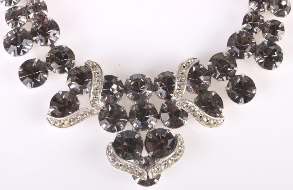 Lot 157195: WEISS RHINESTONE FASHION JEWELRY SET
