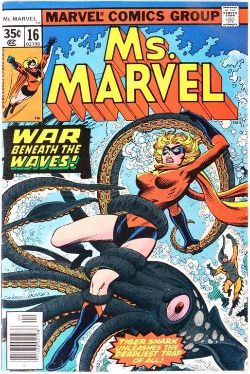 Lot 157212: MS.MARVEL #16 - 1ST MYSTIQUE CAMEO APPEARANCE