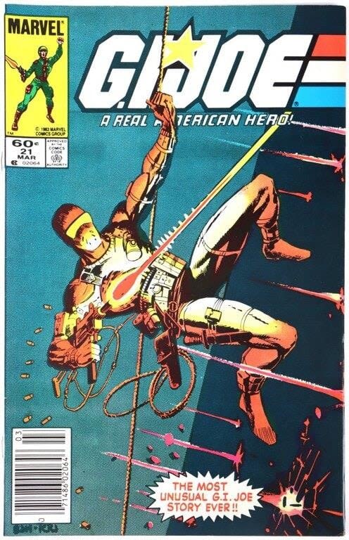 Lot 157213: G.I.JOE #21 (VF) - 1ST APP. STORM SHADOW