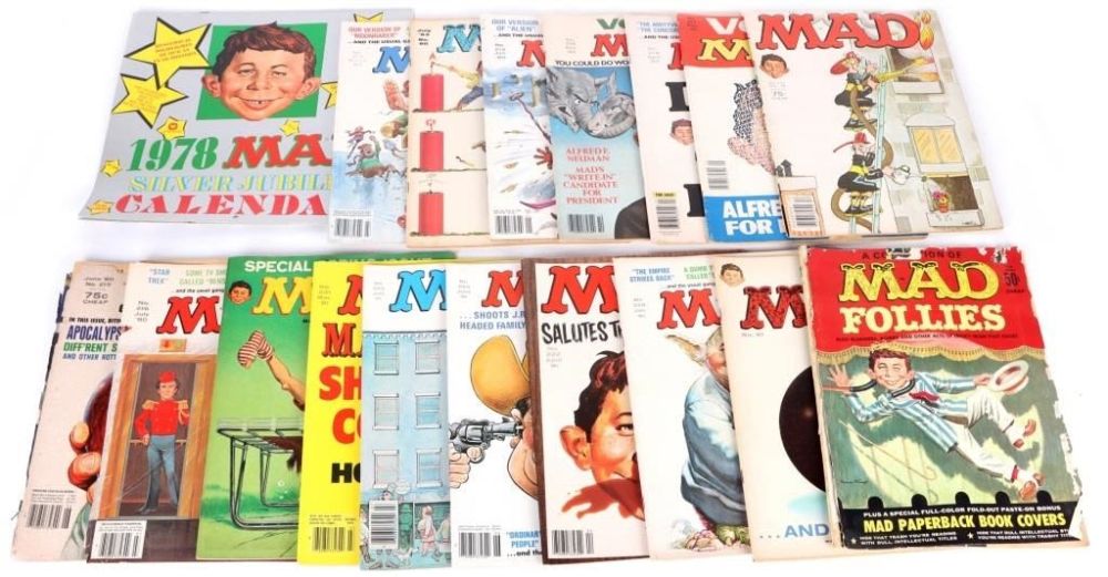 Lot 157225: COLLECTIBLE MAD MAGAZINES YEARS 80-87 & MORE