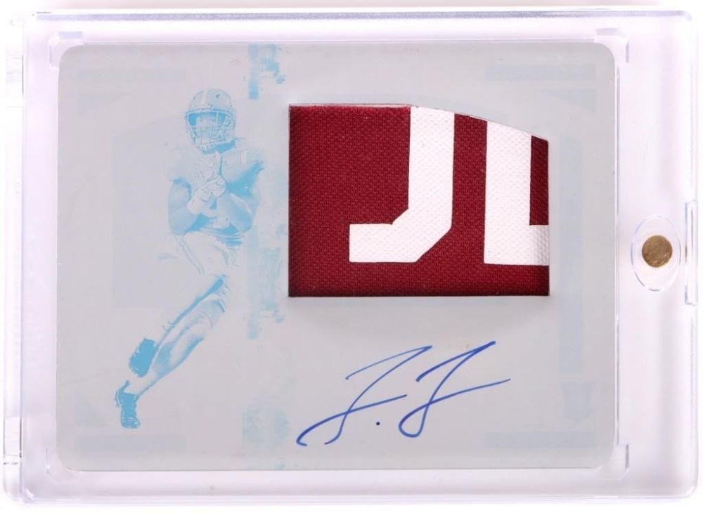 Lot 157232: NO. 103 JERRY JEUDY 2020 PANINI 1/1 WORN PIECE