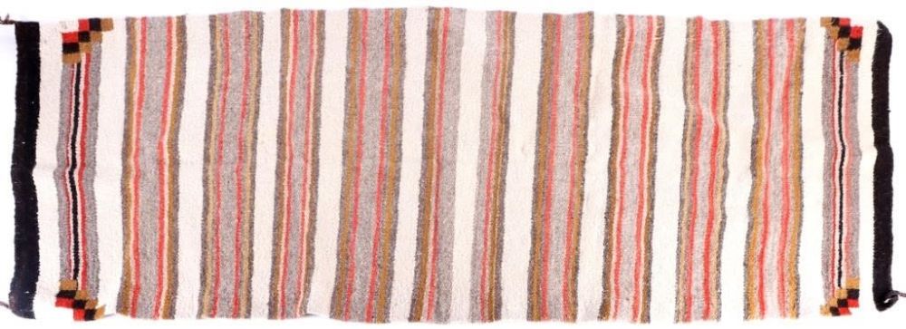 Lot 157243: HANDMADE WOVEN NATIVE AMERICAN TEXTILE RUG