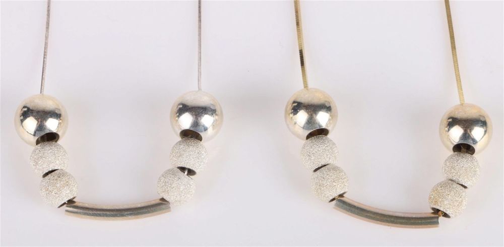 Lot 157150: VERMEIL STERLING HANDMADE LADIES NECKLACES