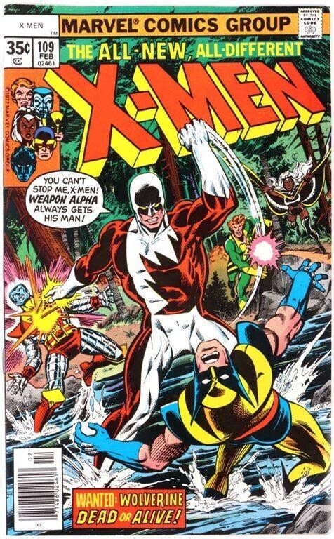 Lot 158168: UNCANNY X-MEN #109 -1ST APPEARANCE OF WEAPON ALPHA