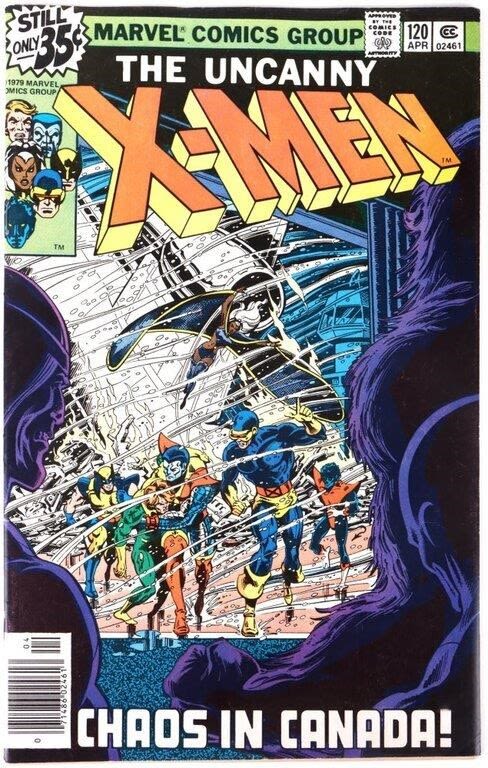 Lot 158169: UNCANNY X-MEN #120 -1ST CAMEO APP. OF ALPHA FIGHT