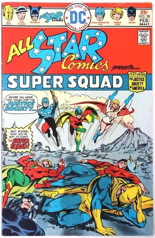 Lot 158173: ALL-STAR COMICS #58 - 1ST APPEARANCE OF POWER GIRL