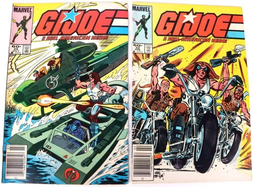Lot 158182: G.I. JOE: A REAL AMERICAN HERO #25 & #32 LOT OF 2