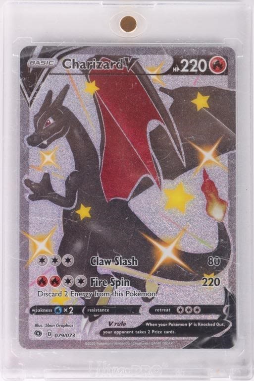 Lot 158193: CHARIZARD V 079/073 CHAMPION'S PATH POKEMON CARD