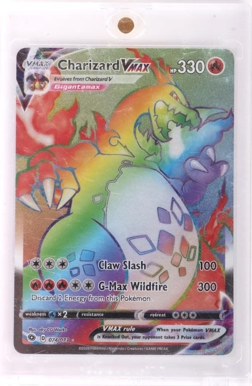 Lot 158195: CHARIZARD VMAX 74/73 CHAMPIONS PATH POKEMON CARD
