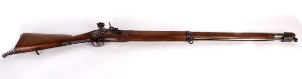 Lot 158210: ANTIQUE BELGIAN AFRICAN FLINTLOCK ELEPHANT GUN