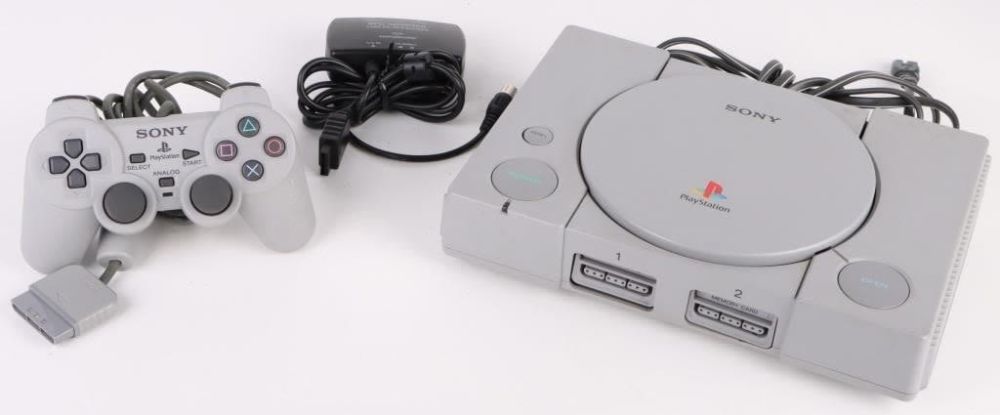 Lot 158215: SONY PLAYSTATION ONE SCPH-9001 W/ CONTROLLER
