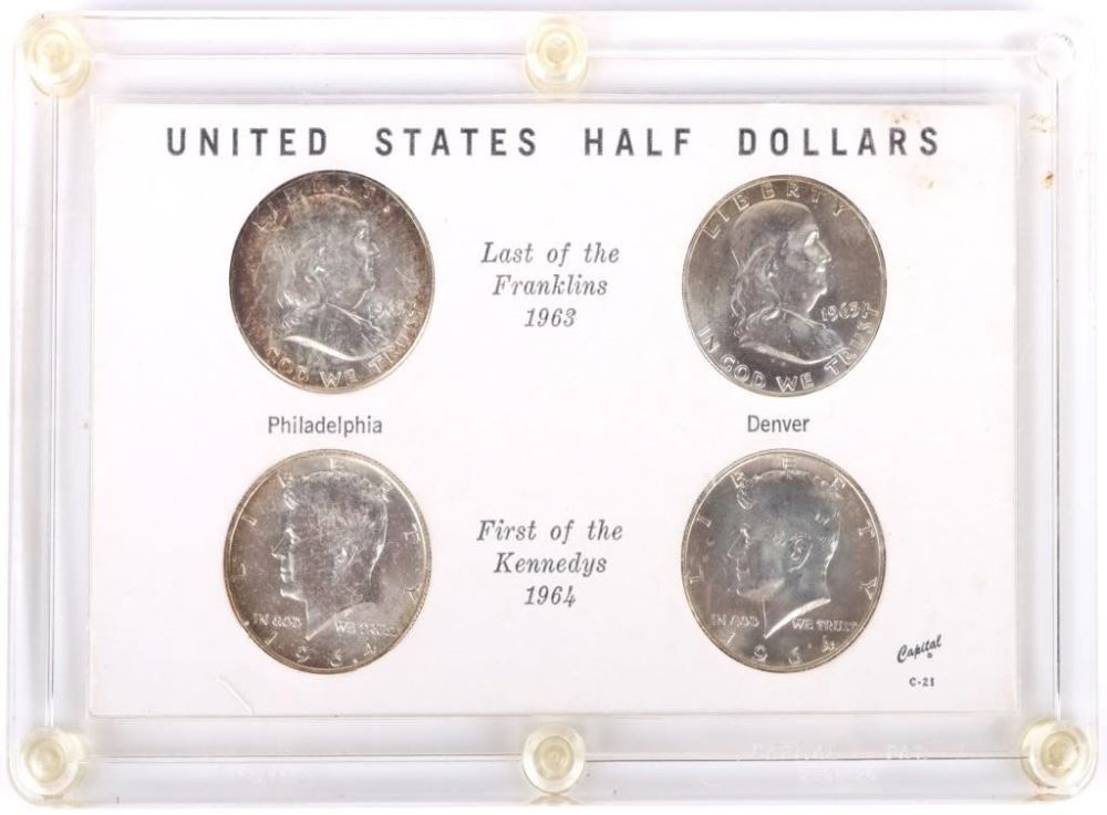 Lot 158222: UNITED STATES KENNEDY & FRANKLIN HALF DOLLARS - 4