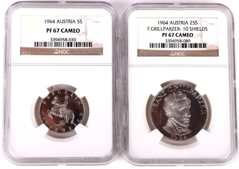 Lot 158247: VINTAGE COLLECTIBLE GRADED AUSTRIAN COINS - 2