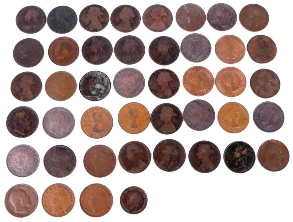 Lot 158248: ANTIQUE AND VINTAGE FOREIGN COINS LARGE SET - 45