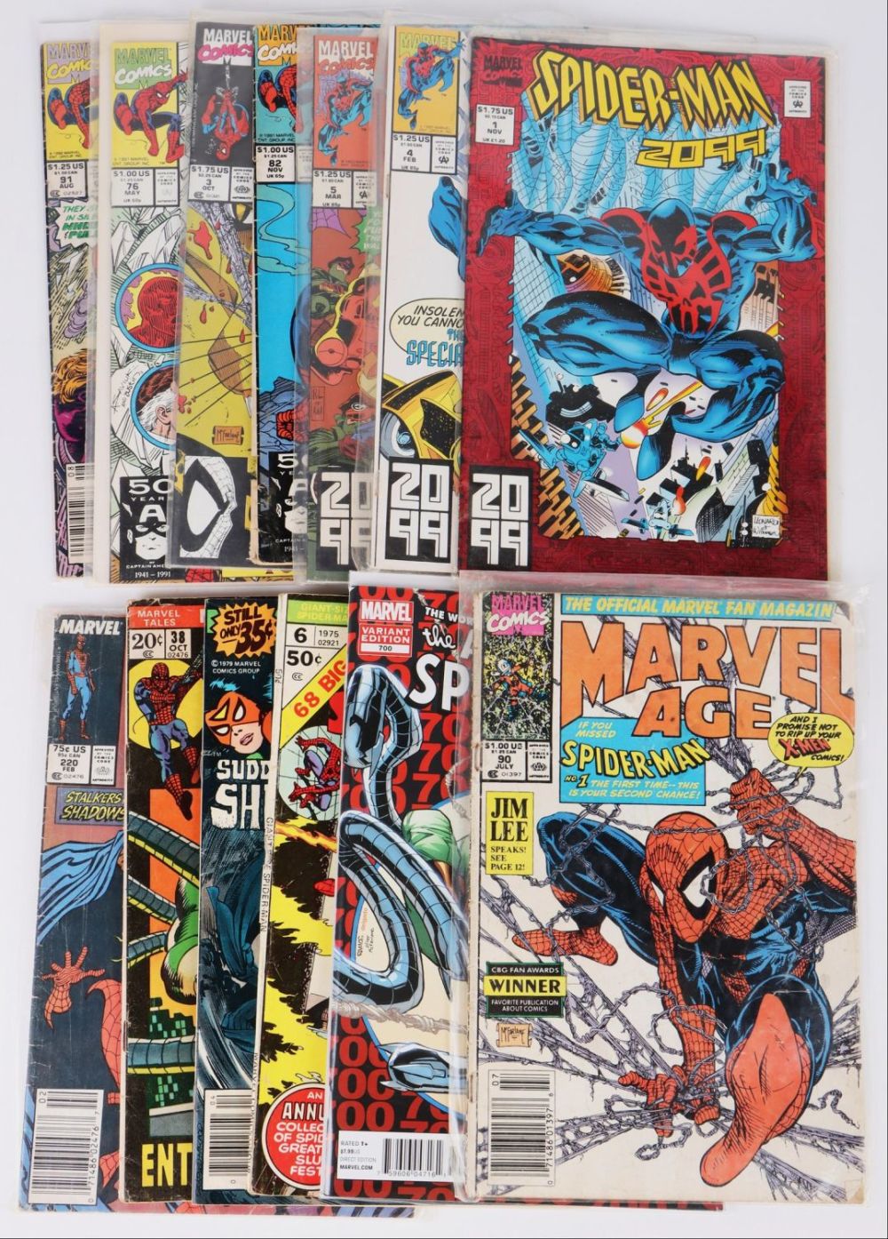 Lot 160176: SPIDER-MAN COLLECTIBLE MARVEL COMICS - LOT OF 13