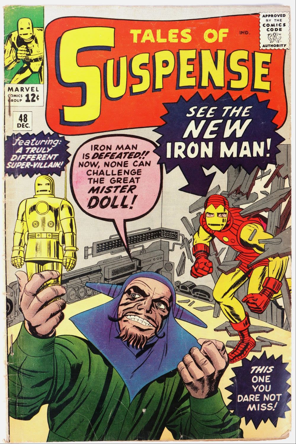 Lot 160177: TALES OF SUSPENSE #48 - IRON MAN MK2 ARMOR DEBUT