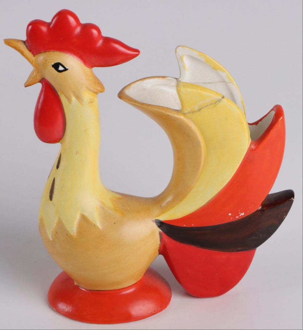 Lot 160242: "HOLT HOWARD" MIDCENTURY MODERN CERAMIC ROOSTER