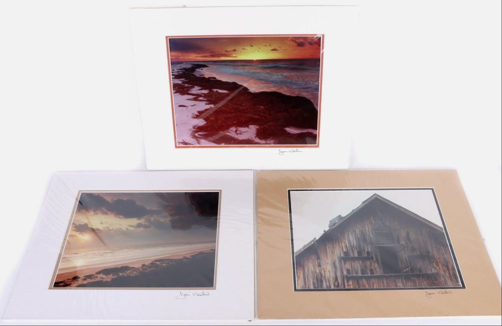 Lot 160243: JAMES VALENTINE HAND-SIGNED PRINTS - LOT OF 3
