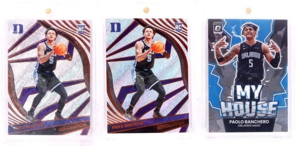 Lot 164286: PAULO BANCHERO ROOKIE CARDS - LOT OF 3