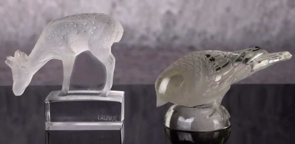 Lot 165275: LALIQUE VINTAGE FOREIGN CRYSTAL STATUETTE SET - 2