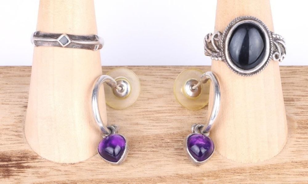 Lot 166195: COLLECTIBLE STERLING SILVER JEWERLY PIECES (3)
