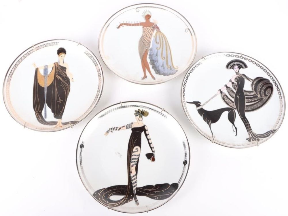 Lot 166239: HOUSE OF ERTE LMTD EDITION PORCELAIN PLATES