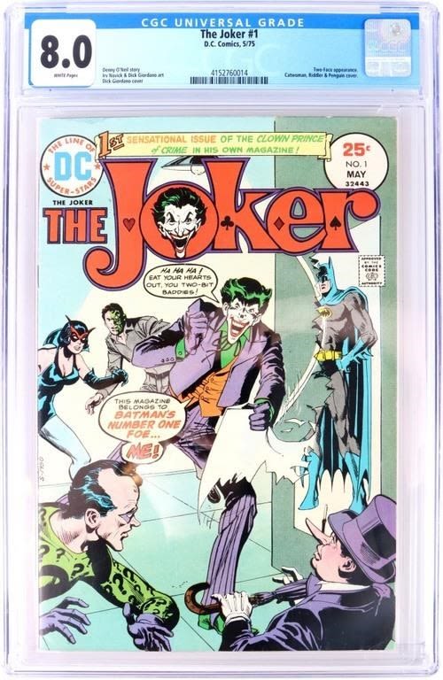 Lot 166249: THE JOKER #1 - TWO-FACE APPEARANCE CGC 8.0