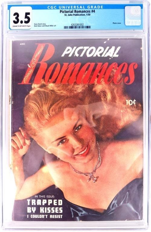 Lot 166250: PICTORIAL ROMANCES #7 PHOTO COVER - CGC 3.5