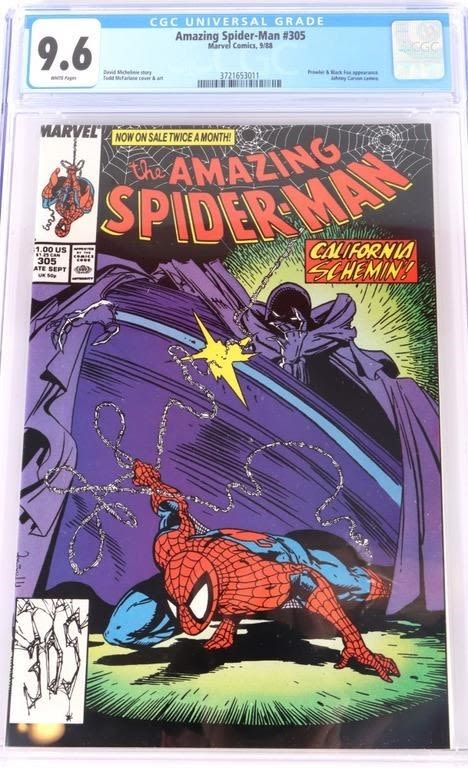Lot 166258: CGC 9.6 AMAZING SPIDER-MAN #305-PROWLER APPEARANCE
