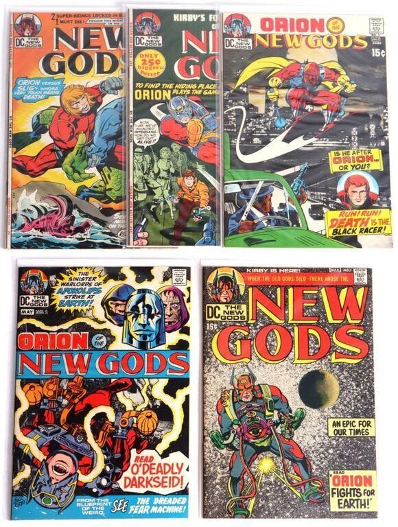 Lot 166263: NEW GODS(1971) COLLECTION #1-5 - 1ST ORION