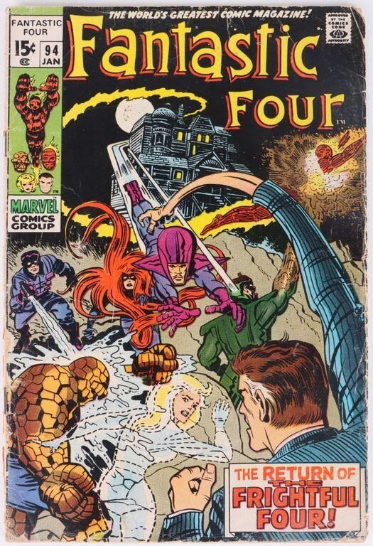 Lot 166266: FANTASTIC FOUR #94 - 1ST AGATHA HARKNESS, 1ST EBON