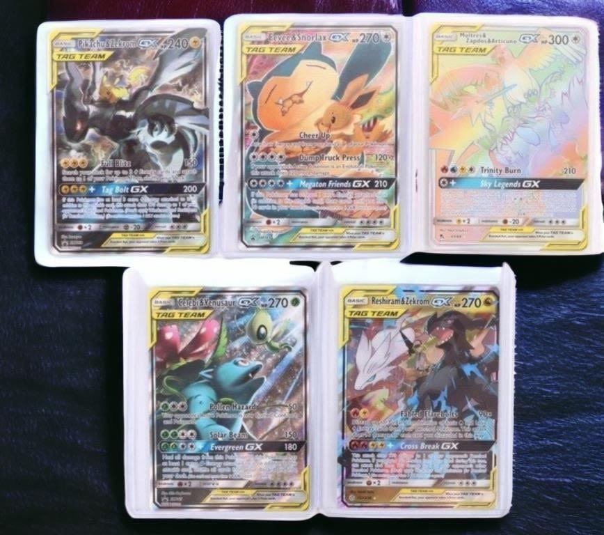 Lot 166274: POKEMON TAG TEAM GX SKY LEGENDS, EVERGREEN, ETC