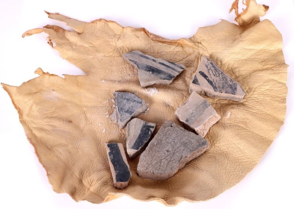 Lot 166298: NATIVE AMERICAN COLLECTIBLE POTTERY SHARDS - (7)