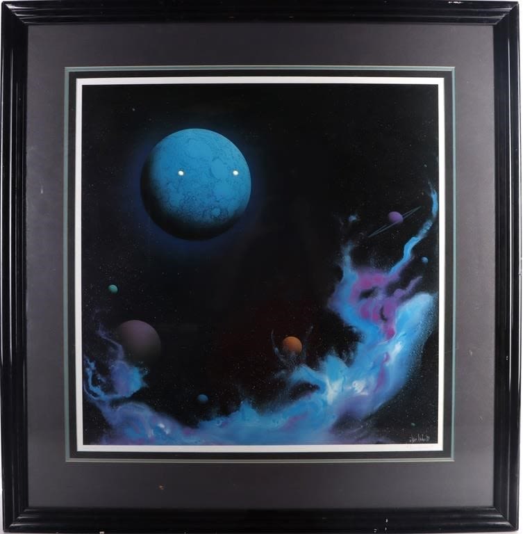 Lot 169195: DAVID ARCHER "BLUE MOON" 1984 SIGNED 404/750