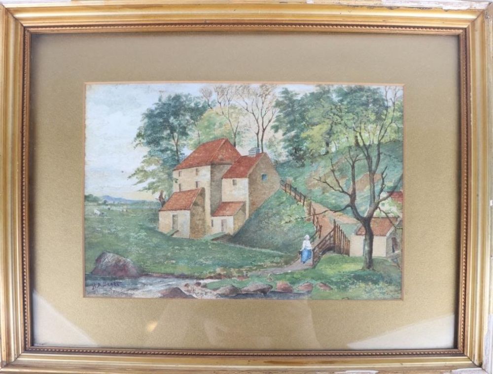 Lot 169207: H. A. SCOTT ORIGINAL WATERCOLOR PAINTING