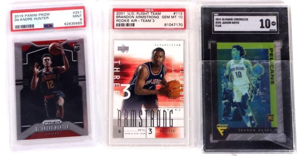 Lot 169217: PSA & SGC GRADED BASKETBALL CARDS - LOT OF 3