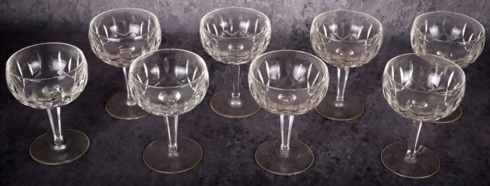 Lot 169292: WATERFORD CRYSTAL KILDARE SHERBET GLASSES - (8)