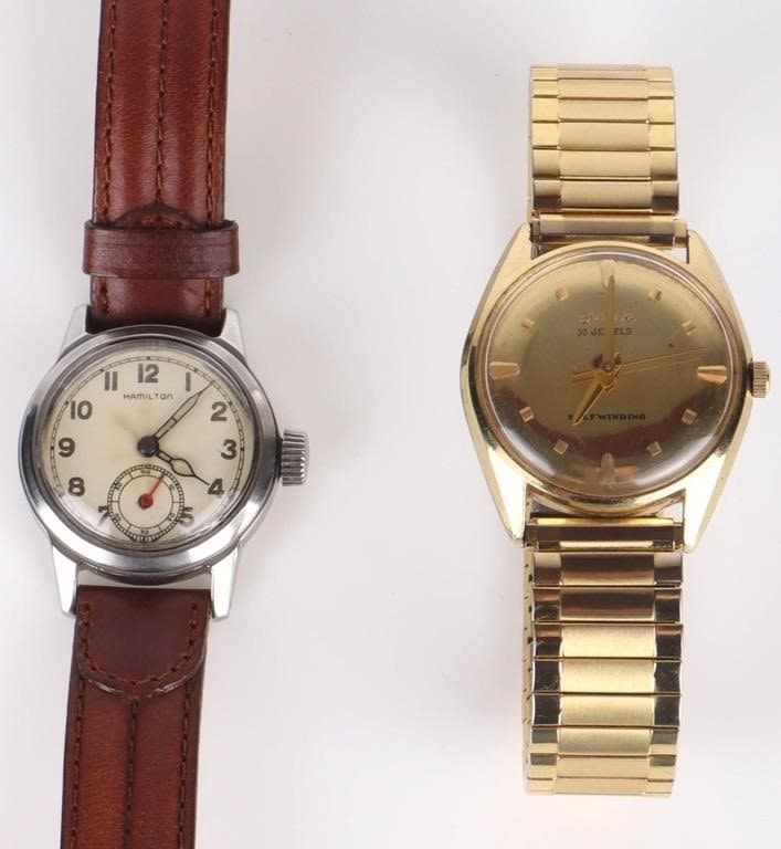 Lot 169307: HAMILTON & BULOVA MEN'S AUTOMATIC WRISTWATCHES