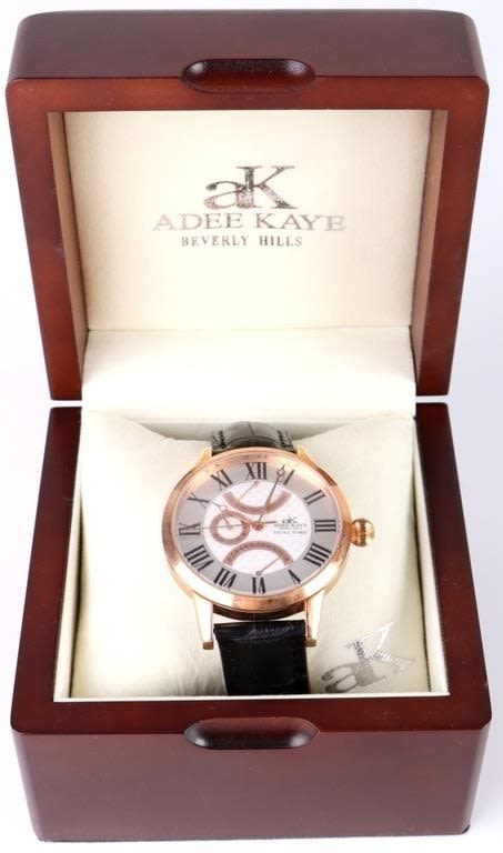 Lot 169308: ADEE KAYE BEVERLY HILLS UNISEX QUARTZ WATCH