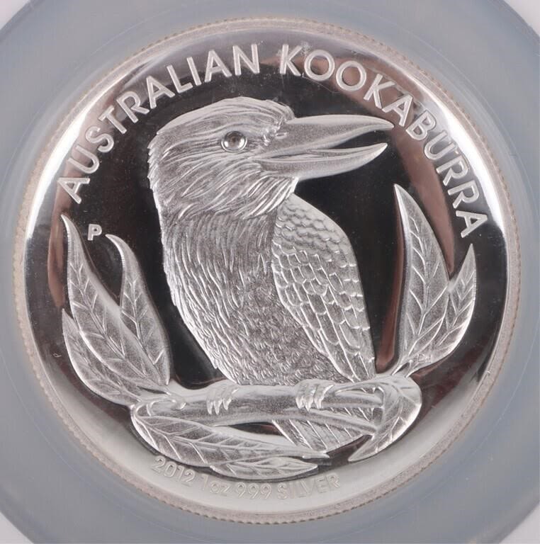 Lot 170266 .999 FIVE SILVER TUVALU JAMES BOND & KOOKABURRA Florida
