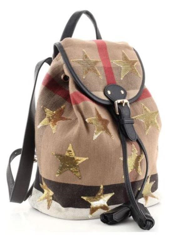 Lot 171252: BURBERRY STAR BACKPACK / RUCKSACK CANVAS SEQUINS