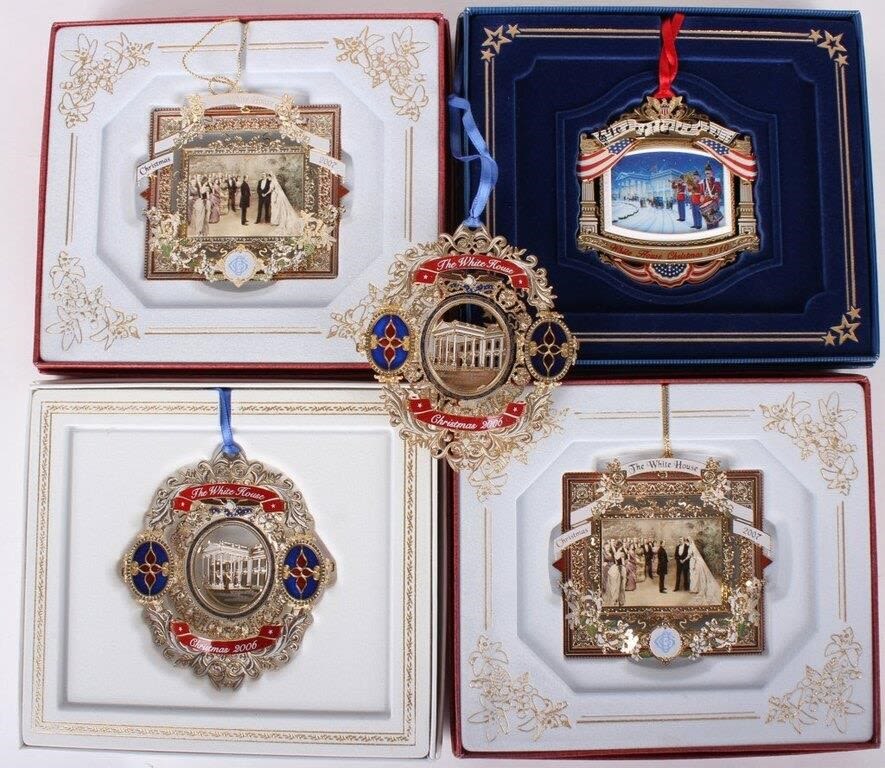 Lot 171266: WHITE HOUSE HISTORICAL ASSOCIATION ORNAMENTS 2006+