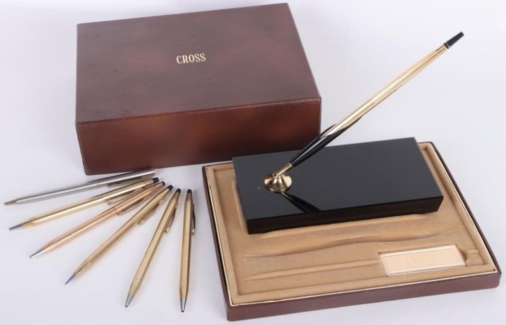 Lot 171269: CROSS 1/20 10K GOLD FILLED EXECUTIVE OFFICE SET
