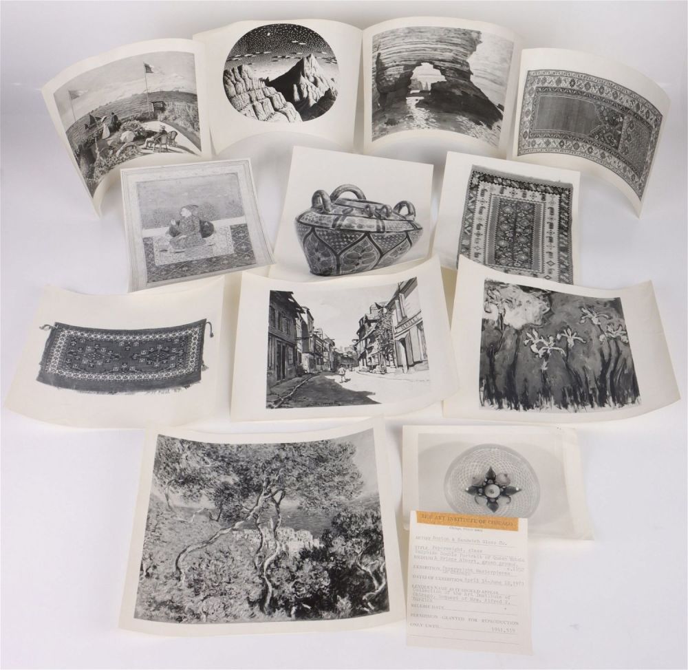 Lot 171271: 1970'S ART INSTITUTE OF CHICAGO ART PHOTOGRAPHS